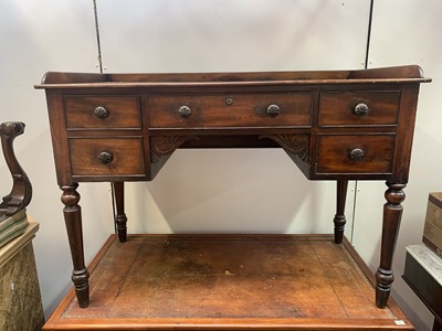 Lot 3070 - A Victorian mahogany dressing table with...
