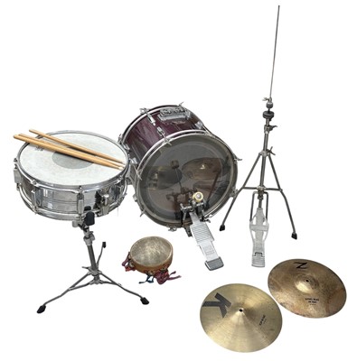 Lot 5 - Zildjian 'Dyno Beat' 13" hi-hat cymbal and a...