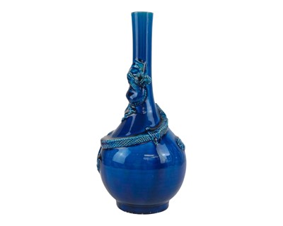 Lot 524 - A Japanese Awaji vase.