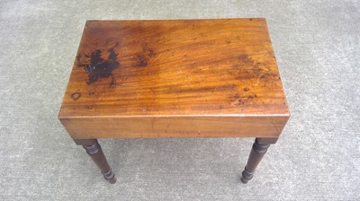 Lot 3 - An Antique Bidet / Baby Bath Side Table. 48cm...