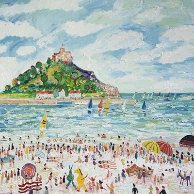 Lot 3 - Simeon STAFFORD (1956) St Michael's Mount Oil...