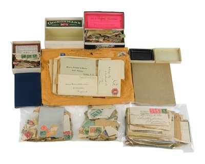 Lot 367 - Misc. stamps and covers including many early 20th century commercial covers.