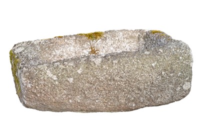 Lot 772 - A weathered granite trough.
