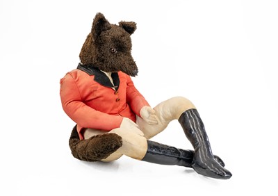 Lot 326 - A Casa Roma of Lincolnshire soft toy/pyjama case in the form of a fox.
