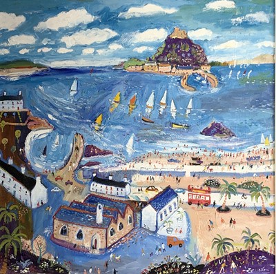 Lot 66 - Simeon STAFFORD (1956) St Michaels Mount Oil...