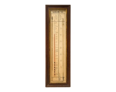 Lot 735 - A French double-tube contra-barometer, Lebleu-Dehay, late Trenel.