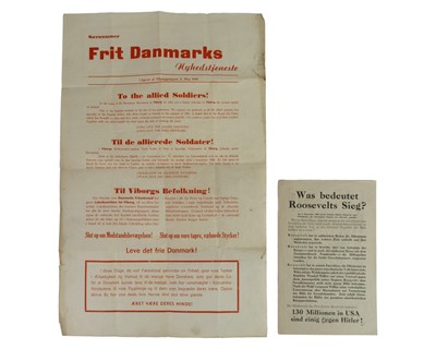 Lot 103 - (WWII ephemera)