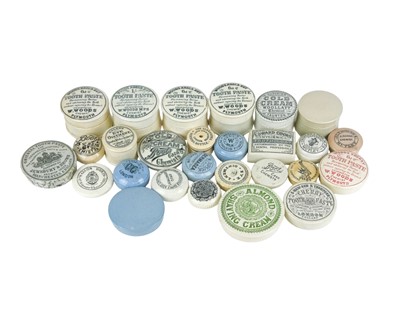 Lot 463 - A good collection of toothpaste and ointment pot lids.