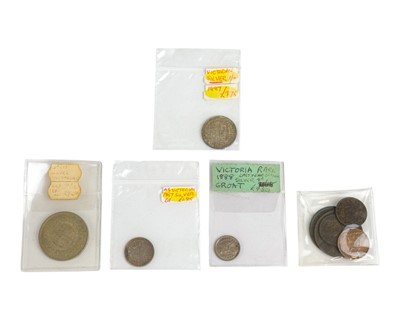 Lot 178 - Queen Victoria 1887 half crown, shilling and sixpence.