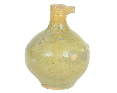 Lot 841 - A documentary small pottery flagon