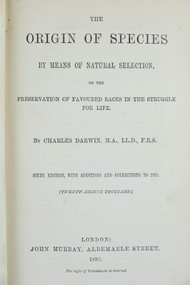 Lot 46 - Charles Darwin.