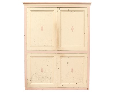 Lot 949 - A late Victorian pine full height cupboard.