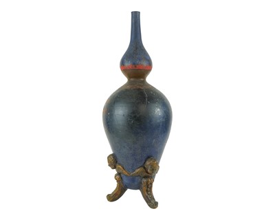 Lot 31 - An unusual Continental terracotta side vessel.
