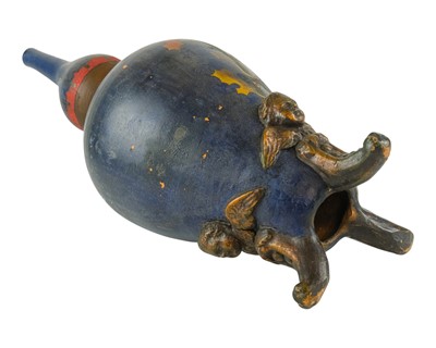 Lot 31 - An unusual Continental terracotta side vessel.