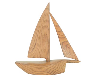Lot 9 - Two Cornish elm sculptures.