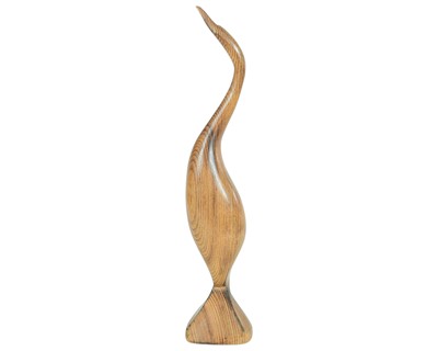 Lot 9 - Two Cornish elm sculptures.