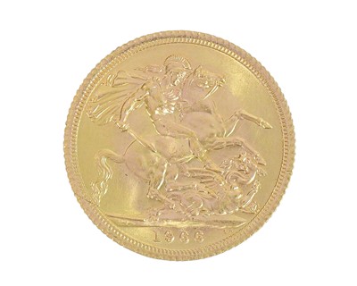 Lot 216 - 1966 gold sovereign.