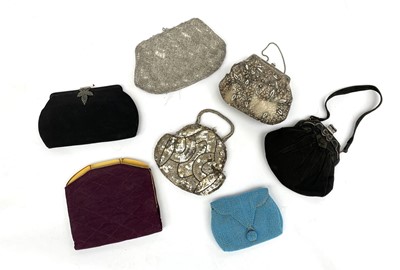 Lot 2853 - Seven beaded and sequinned 1920’s - 1940’s...