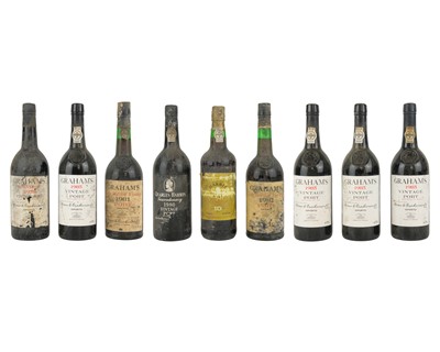 Lot 490 - Vintage Port: Nine bottles.