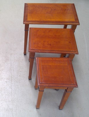 Lot 26 - A Nest of French Made Tables. 52cm tall, 54cm...
