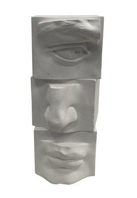 Lot 14 - Michelangelo's David, three plaster cast...