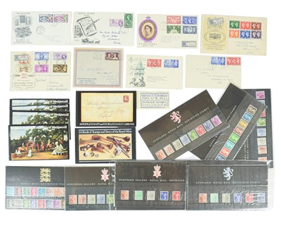 Lot 373 - Early GB FDCs, Presentation Packs and Booklets.