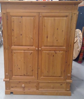 Lot 58 - A Pine Tallboy. 156cm tall, 122cm wide and...