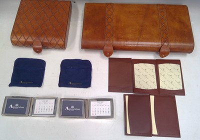 Lot 44 - Two Leather Boxes, Two Royal Ascot Aquascutum...