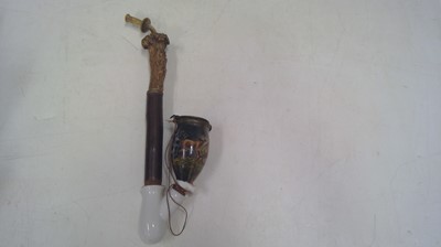 Lot 55 - A Nineteenth Century Bavarian Pipe. 28cm tall...