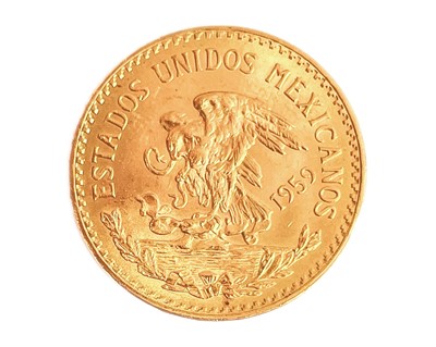 Lot 175 - 1959 Mexico Gold 20 Pesos.