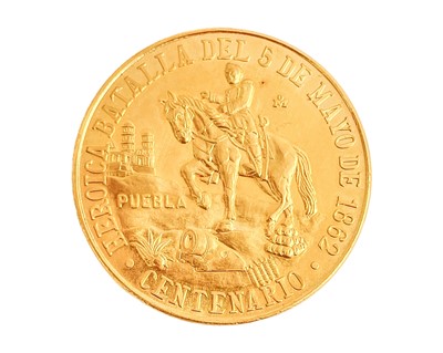 Lot 188 - 1962 Mexican Gold Commemorative Medallion.