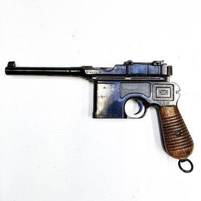 Lot 102 - A de-activated Mauser 7.63mm calibre "broom...