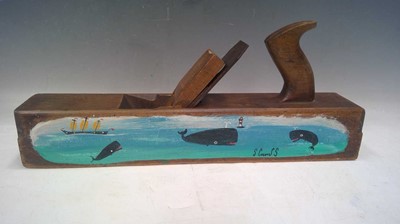Lot 1 - A Stephen CAMPS (1957), Large Wooden Block...