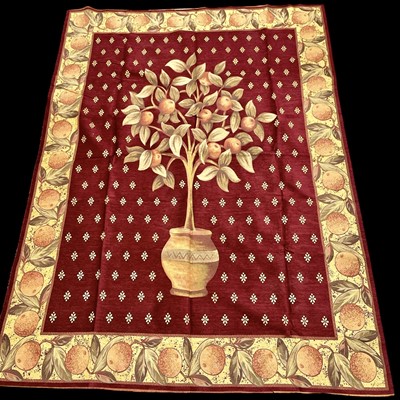 Lot 86 - A tapestry throw/wall hanging, 220x170cm.