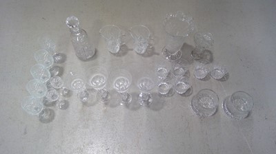 Lot 89 - Good quality crystal - a 25cm tall Waterford...
