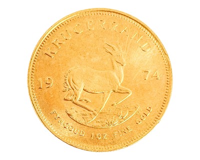 Lot 219 - 1974 Gold full Krugerrand.
