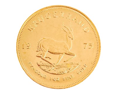 Lot 212 - 1975 Gold full Krugerrand.