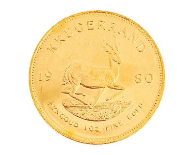 Lot 199 - 1980 Gold full Krugerrand.