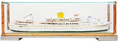 Lot 423 - A scratch built model of the steamship Aureol.