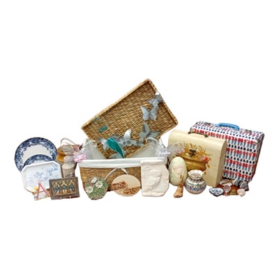 Lot 103 - A mixed lot, including a Cath Kids suitcase, a...