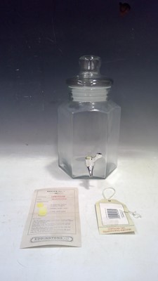 Lot 108 - An Eddingtons Lemonade Jar 36cm tall, 19cm wide.