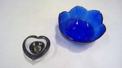 Lot 120 - A Caithness Pin Dish and a 20cm diameter Blue...