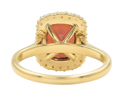 Lot 88 - An exceptional 2.86ct Burmese no-heat natural red spinel and diamond ring, with GIA certificate.