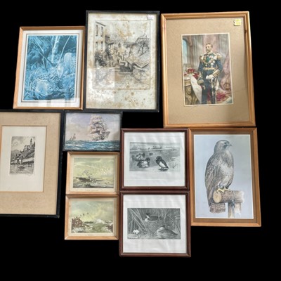 Lot 147 - A selection of prints, etc.