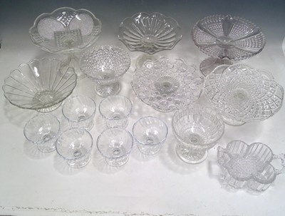 Lot 156 - A Large ammount of Pressed Glass and Crystal...