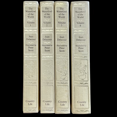 Lot 165 - The Waterfowl of the World by Jean Delacour...