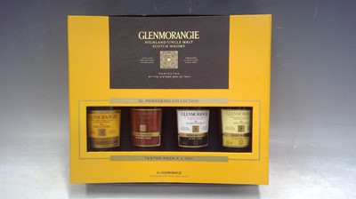 Lot 182 - A Glenmorangie Single Malt Whisky 4x10cl...