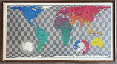 Lot 206 - A map of the world, 'Oxford Cartographers,...