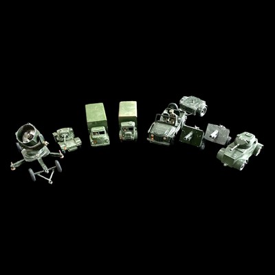 Lot 232 - A nice selection of vintage military vehicles...