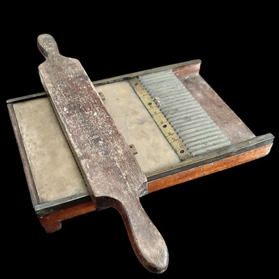 Lot 235 - An antique mahogany, brass and marble...